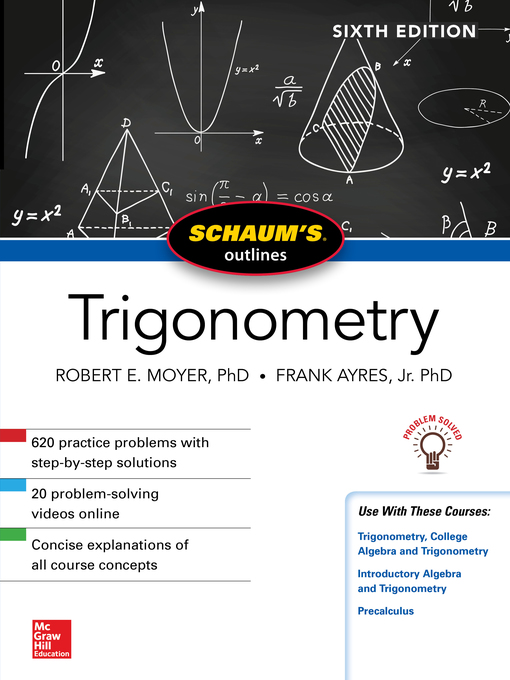 Imagen de portada para Schaum's Outline of Trigonometry